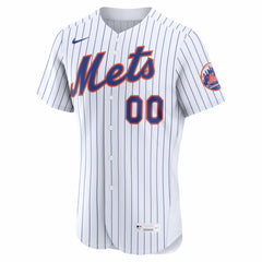 White New York Mets Nike Home Authentic Custom Jersey
