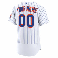 White New York Mets Nike Home Authentic Custom Jersey