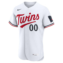 White Minnesota Twins Nike Home Authentic Custom Jersey