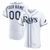 White Tampa Bay Rays Nike Home Authentic Custom Jersey