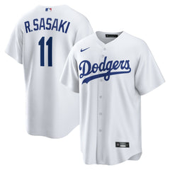 White Rōki Sasaki Los Angeles Dodgers Nike Replica Jersey