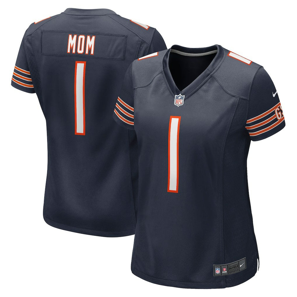Number 1 Mom Women's Game Jersey - Chicago Bears Jerseys