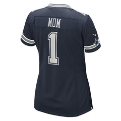 Number 1 Mom Women's Game Jersey - Dallas Cowboys Jerseys