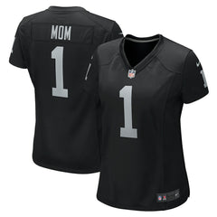 Number 1 Mom Women's Game Jersey - Las Vegas Raiders Jerseys