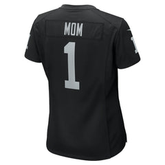 Number 1 Mom Women's Game Jersey - Las Vegas Raiders Jerseys