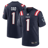 Number 1 Dad Game Jersey - New England Patriots Jerseys