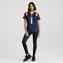 Number 1 Mom Women's Game Jersey - New England Patriots Jerseys