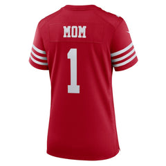 Number 1 Mom Women's Game Jersey - San Francisco 49ers Jerseys