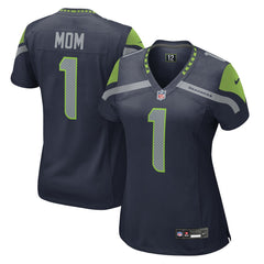 Number 1 Mom Women's Game Jersey - Seattle Seahawks Jerseys