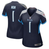 Number 1 Mom Women's Game Jersey - Tennessee Titans Jerseys