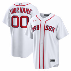 White Boston Red Sox Nike Home Replica Custom Jersey