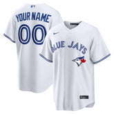 White Toronto Blue Jays Nike Home Replica Custom Jersey