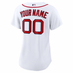 White Boston Red Sox Nike Women's Home Replica Custom Jersey