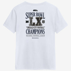 Women's Super Bowl LX Champions Long Ball T-Shirt - Seattle Seahawks T-shirts