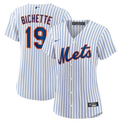 White Bo Bichette New York Mets Nike Women's Home Replica Jersey