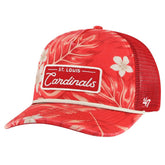 Red St. Louis Cardinals '47 Tropicalia Trucker Hitch Adjustable Hat