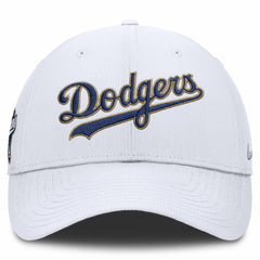 White Los Angeles Dodgers Nike 2026 Gold Collection Ripstop Adjustable Hat