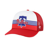 Red Philadelphia Phillies '47 Lift Off Foam Front Mesh Trucker Adjustable Hat