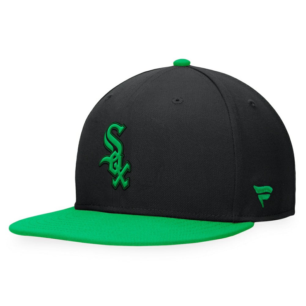 Black/Kelly Green Chicago White Sox Fanatics Lucky Snapback Hat