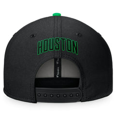 Black/Kelly Green Houston Astros Fanatics Lucky Snapback Hat