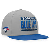 Gray/Royal Toronto Blue Jays Fanatics Line Drive Two-Tone Snapback Hat
