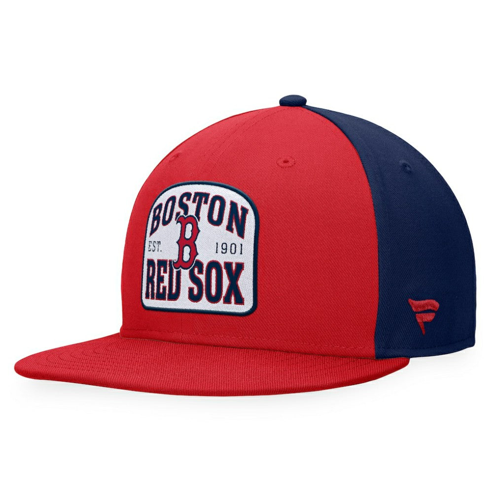 Red/Navy Boston Red Sox Fanatics Cycle Snapback Hat