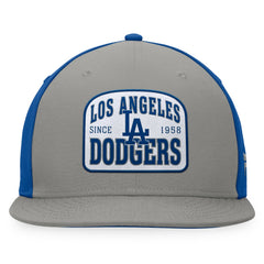 Gray/Royal Los Angeles Dodgers Fanatics Cycle Snapback Hat