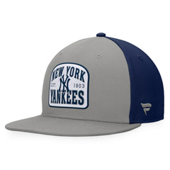 Gray/Navy New York Yankees Fanatics Cycle Snapback Hat