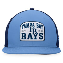 Light Blue/Navy Tampa Bay Rays Fanatics Cycle Snapback Hat