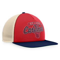 Red/Navy St. Louis Cardinals Fanatics Cooperstown Collection Talley Foam Trucker Snapback Hat