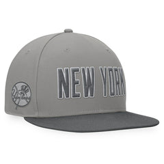 Gray New York Yankees Fanatics Dugout Fitted Hat