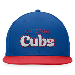 Royal Chicago Cubs Fanatics Cooperstown Collection Hurler Fitted Hat