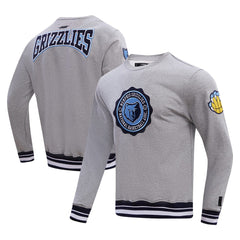 Memphis Grizzlies Pro Standard Crest Emblem Pullover Sweatshirt