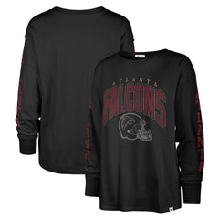 '47 Women's Tom Cat Lightweight Long Sleeve T-Shirt - Atlanta Falcons T-shirts
