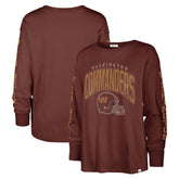 '47 Women's Tom Cat Lightweight Long Sleeve T-Shirt - Washington Commanders T-shirts