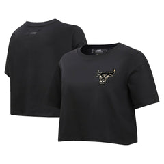 Chicago Bulls Pro Standard Women's Holiday Glam Boxy T-Shirt sale