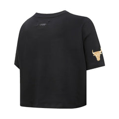 Chicago Bulls Pro Standard Women's Holiday Glam Boxy T-Shirt sale