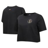 Brooklyn Nets Pro Standard Women's Holiday Glam Boxy T-Shirt