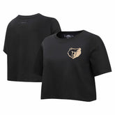 Memphis Grizzlies Pro Standard Women's Holiday Glam Boxy T-Shirt