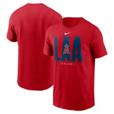 Red Los Angeles Angels Nike Scoreboard T-Shirt