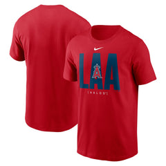 Red Los Angeles Angels Nike Scoreboard T-Shirt