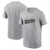 Heather Gray Chicago White Sox Nike Home Team Athletic Arch T-Shirt