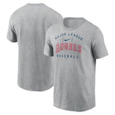 Heather Gray Los Angeles Angels Nike Home Team Athletic Arch T-Shirt