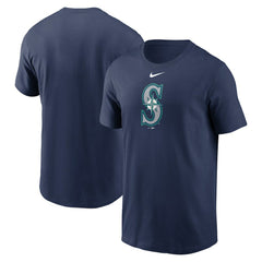 Navy Seattle Mariners Nike Fuse Large Logo T-Shirt