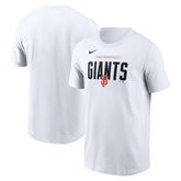 White San Francisco Giants Nike Home Team Bracket Stack T-Shirt