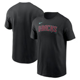 Black Arizona Diamondbacks Nike Wordmark T-Shirt