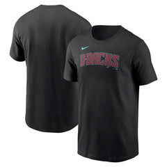 Black Arizona Diamondbacks Nike Wordmark T-Shirt