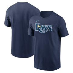 Navy Tampa Bay Rays Nike Fuse Wordmark T-Shirt