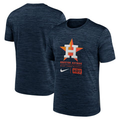 Navy Houston Astros Nike Large Logo Velocity T-Shirt
