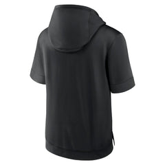 Black San Francisco Giants Nike Tri Code Lockup Short Sleeve Pullover Hoodie